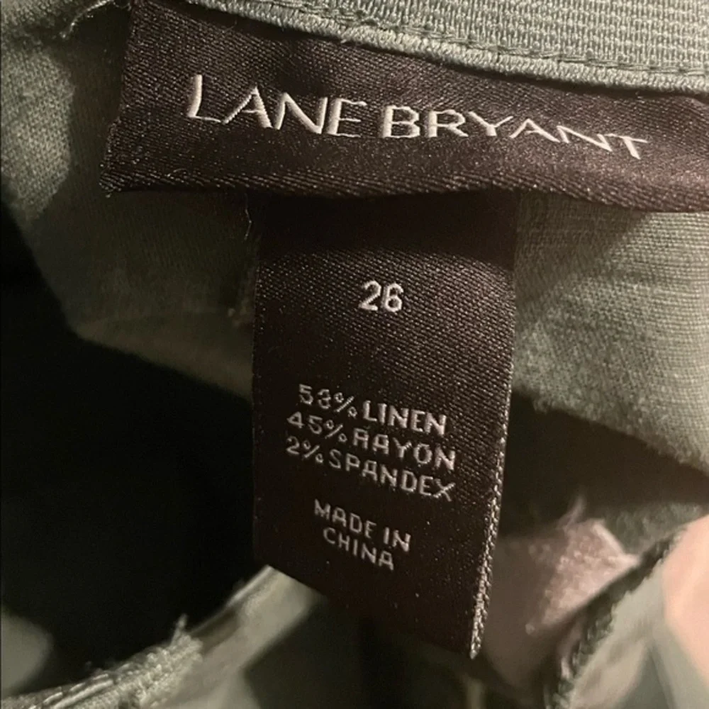 Lane Bryant Women Plus Linen Shorts Size 26